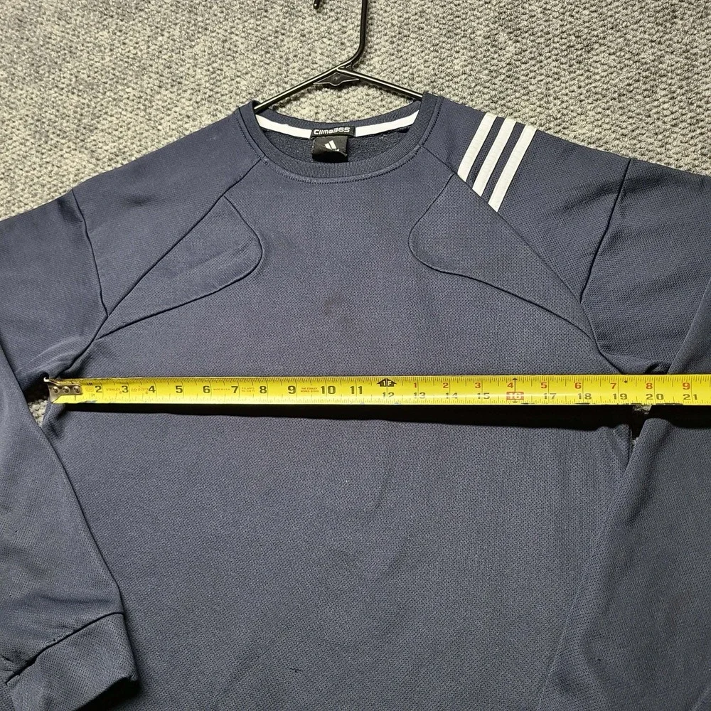 Men's Adidas Clima365/ClimaWarm Crew Neck Long Sleeve Size Large Navy Blue